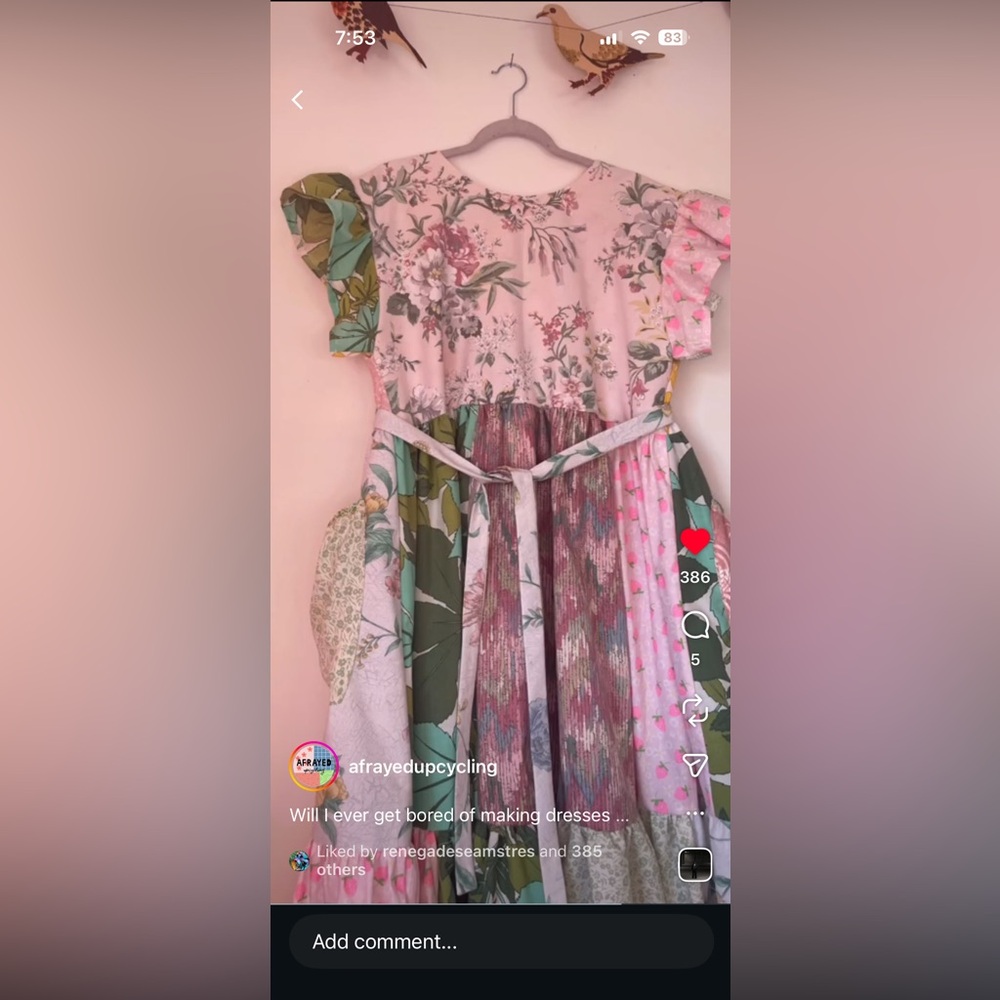 Floral Patchwork Dress - Picture 6 of 6